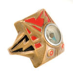 CAPTAIN MARVEL ROCKET RAIDER COMPASS RING.