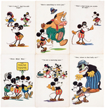 MICKEY MOUSE ENGLISH POSTCARD LOT.