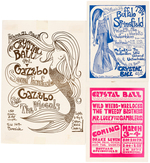 CRYSTAL BALLROOM CONCERT HANDBILL LOT.