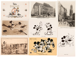 MICKEY MOUSE EUROPEAN POSTCARD LOT.