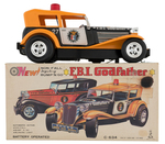 "THE GODFATHER" INSPIRED "F.B.I. GODFATHER" BOXED BATTERY-OPERATED CAR.