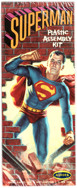 AURORA "SUPERMAN" FACTORY-SEALED MODEL KIT.