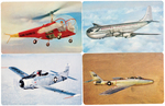 AIRCRAFT RECOGNITION CARNATION CORN FLAKES PREMIUM CARD SET.