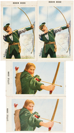 "ROBIN HOOD" JOHNSON & JOHNSON PREMIUM CARD NEAR SET PLUS VARIANTS.