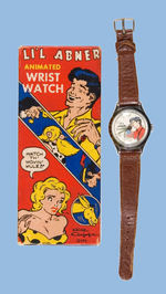 “LI’L ABNER ANIMATED WRIST WATCH” BOXED.