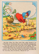 "THE WISE LITTLE HEN" LINEN LIKE BOOK.