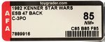 "STAR WARS: THE EMPIRE STRIKES BACK - C-3PO (REMOVABLE LIMBS)" 47 BACK AFA 85 NM+.