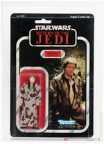 "STAR WARS" RETURN OF THE JEDI - HAN SOLO (TRENCH COAT)" 79 BACK-A AFA 85 NM+.