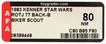 "STAR WARS: RETURN OF THE JEDI - SCOUT TROOPER" 77 BACK-B AFA 80 NM.