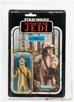 "STAR WARS: RETURN OF THE JEDI - LOGRAY (EWOK MEDICINE MAN)" 77 BACK-A AFA 85 NM+.