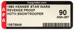 "STAR WARS: REVENGE OF THE JEDI - IMPERIAL SNOWTROOPER (HOTH BATTLE GEAR)" PROOF CARD AFA 90 NM+/MT.