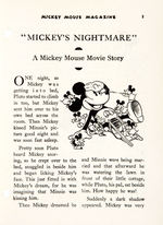 "MICKEY MOUSE MAGAZINE" RARE FIRST SERIES ISSUE (SAMPLE COPY).