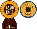 FOUR LANDON LICENSE PLATE ATTACHMENTS.