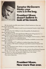 PAIR OF 1972 NIXON POSTERS TARGETING AFRICAN AMERICAN VOTERS.