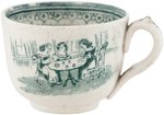 UNUSUAL SUFFRAGE "LADIES ALL, I PRAY MAKE FREE, AND TELL ME HOW YOU LIKE YOUR TEA" CUP.