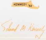 "EDWARD M. KENNEDY" PERSONAL GIFT LUCITE CIGARETTE BOX.