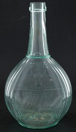 ROOSEVELT TENNESSEE VALLEY AUTHORITY GLASS BOTTLE FEATURING THE NORRIS DAM.