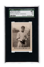 1923-1924 BILLIKEN MERITO ACOSTA SGC 40 VG 3 (RICHARD MERKIN COLLECTION).