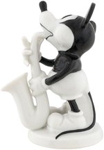 MICKEY MOUSE PLAYING SAXOPHONE PORCELAIN ROSENTHAL FIGURINE.