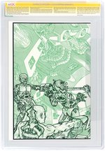 "TEENAGE MUTANT NINJA TURTLES" #4 1985 CGC 9.6 NM+ - SIGNATURE SERIES WITH SKETCH.