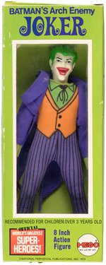 "JOKER" BOXED MEGO ACTION FIGURE.