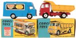 CORGI BOXED PAIR - EARTH DUMPER 458 & MOBILE CANTEEN 471.