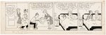 "BLONDIE" 1958 DAILY STRIP ORIGINAL ART.