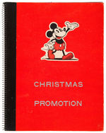 WALT DISNEY VERY FIRST "CHRISTMAS PROMOTION" EXTRAORDINARY BOOK FROM 1933.