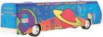 PETER MAX-DESIGNED NEW YORK CITY BUS WRAP PROPOSAL MOCK-UP.