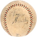 ROGERS HORNSBY SIGNED BASEBALL.