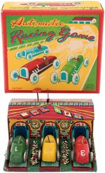 "AUTOMATIC RACING GAME" BOXED HAJI SET.