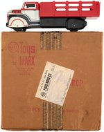 MARX 675 STAKE TRUCK WITH ORIGINAL SHIPPING CARTON.