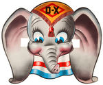 “DUMBO D-X” GASOLINE PROMOTION CLUB CARD/BUTTON/MASK.