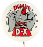 “DUMBO D-X” GASOLINE PROMOTION CLUB CARD/BUTTON/MASK.