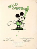 COMPLETE COPY OF THE FIRST MICKEY MOUSE BOOK.