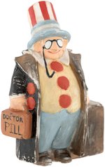 LITTLE NEMO CHARACTER "DOCTOR PILL" FIGURAL BISQUE MATCH HOLDER.