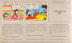 “MICKEY MOUSE” VOL. 1 GUM CARD ALBUM (FIRST VERSION) WITH CARDS.