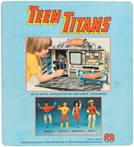 TEEN TITANS AQUALAD MEGO ACTION FIGURE ON CARD.