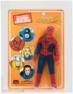 SPIDER-MAN MEGO ACTION FIGURE ON CARD AFA 70EX+.