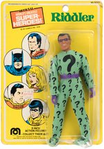 THE RIDDLER MEGO ACTION FIGURE ON CARD.