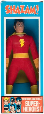 SHAZAM! MEGO ACTION FIGURE IN BOX.