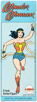 WONDER WOMAN MEGO ACTION FIGURE IN BOX.