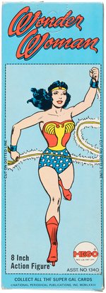 WONDER WOMAN MEGO ACTION FIGURE IN BOX.