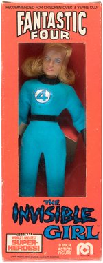 THE INVISIBLE GIRL MEGO ACTION FIGURE IN BOX.