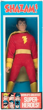 SHAZAM! MEGO ACTION FIGURE IN BOX.