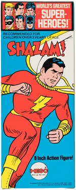 SHAZAM! MEGO ACTION FIGURE IN BOX.