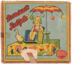 "BOARDWALK DELIGHT" BOXED CELLULOID & TIN WIND-UP.