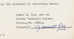 JAMES EARL RAY TWICE SIGNED COURT DOCUMENT RELATED TO MARTIN LUTHER KING.