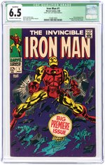 "IRON MAN" #1 MAY 1968 CGC QUALIFIED 6.5 FINE+.