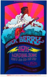 BILL GRAHAM CONCERT POSTER BG-193 FEATURING CHUCK BERRY.